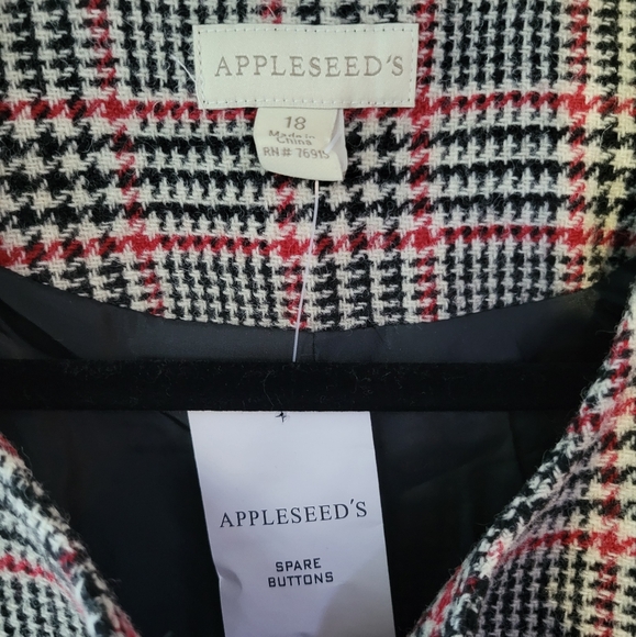 Appleseed's size 18 100% Wool suit jacket - Picture 3 of 4